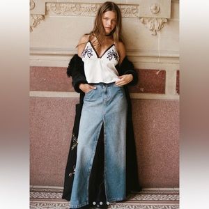 We The Free Denim Skirt